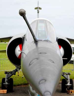 Refueling pole on the Dassault Mirage F1